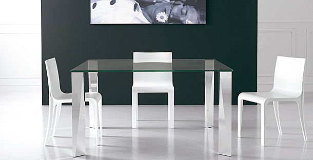 Tavoli da cucina in vetro: tavolo moderno in vetro legno marmo non ... Tavolo cucina moderno