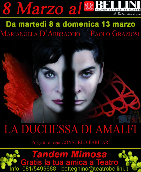 "La duchessa di Amalfi" al Teatro Bellini di Napoli