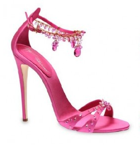 Giuseppe Zanotti e Chopard: il Sandalo Gioiello fucsia da 360 carati, Red Carpet Collection