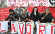 Protesta di disoccupati