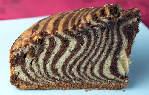 Torta-zebrata