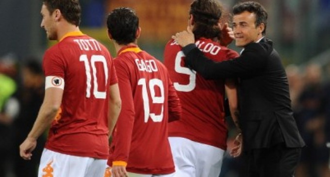Totti: “Luis Enrique è un grande allenatore, vogliamo fare grandi cose con lui”