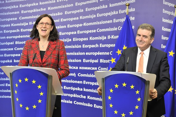 EU home affairs commissioner for Cecilia