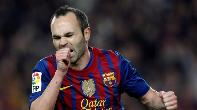 L'esultanza di Andrés Iniesta