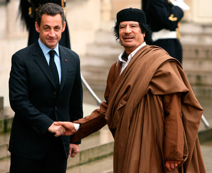 Gaddafi-Sarkozy