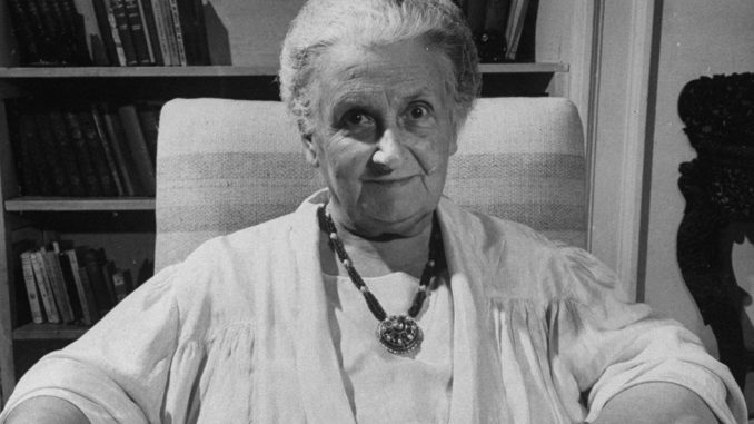 Maria Montessori Maria Montessori