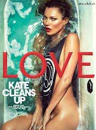Kate Moss senza veli per Love Magazine