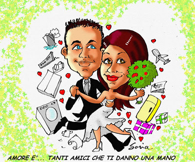 programma caricatura matrimonio