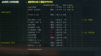 stock-footage-timetable-timelapse-at-rome-termini-train-station