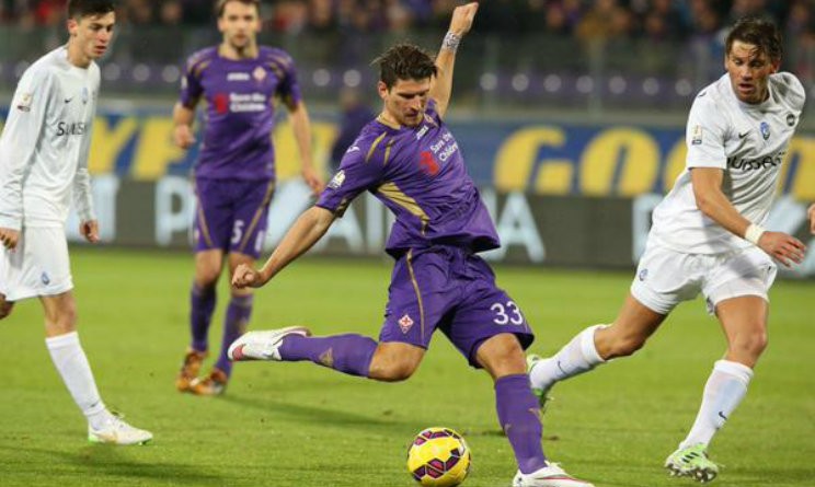 Mario-Gomez Come vedere in streaming Fiorentina - Atalanta 22 giornata 8 febbraio 2015
