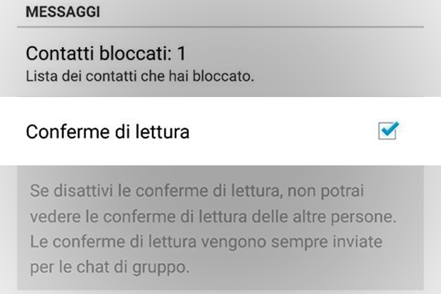 come eliminare conferma lettura whatsapp android come eliminare conferma lettura whatsapp android