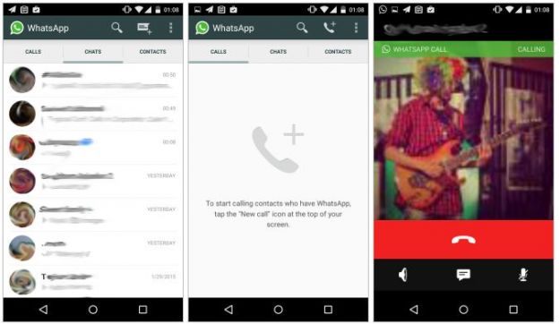 Chiamate Whatsapp data Chiamate Whatsapp data