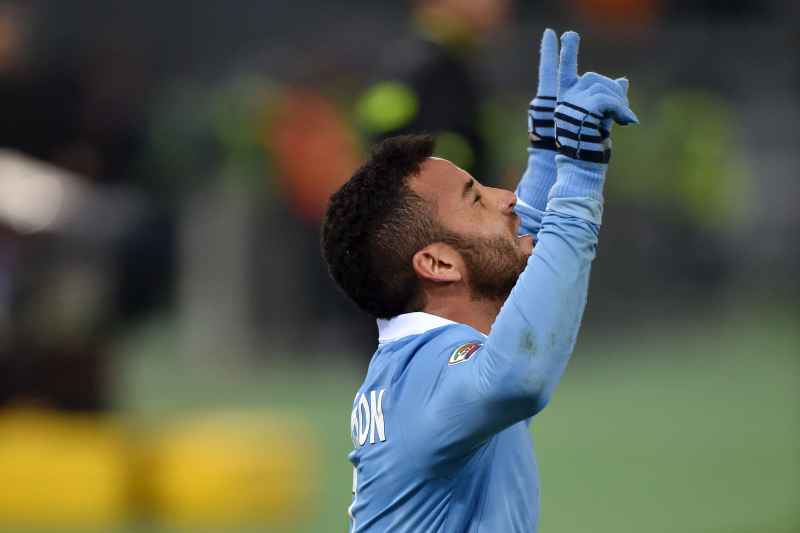 Felipe Anderson, autore del primo gol Felipe Anderson, autore del primo gol