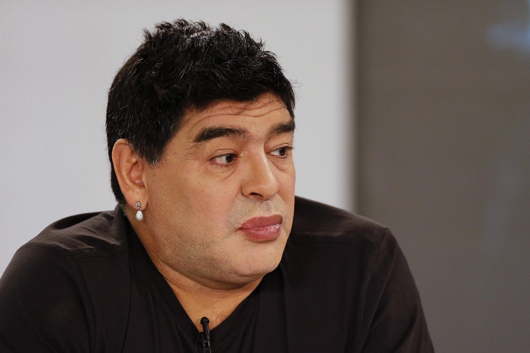 Caracas, Diego Maradona durante il suo programma tv 'De Zurda'