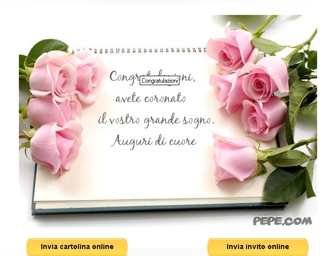 congratulazioni