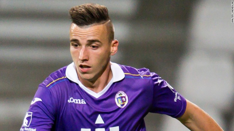 Tim Nicot calciatore Belgio Tim Nicot calciatore Belgio