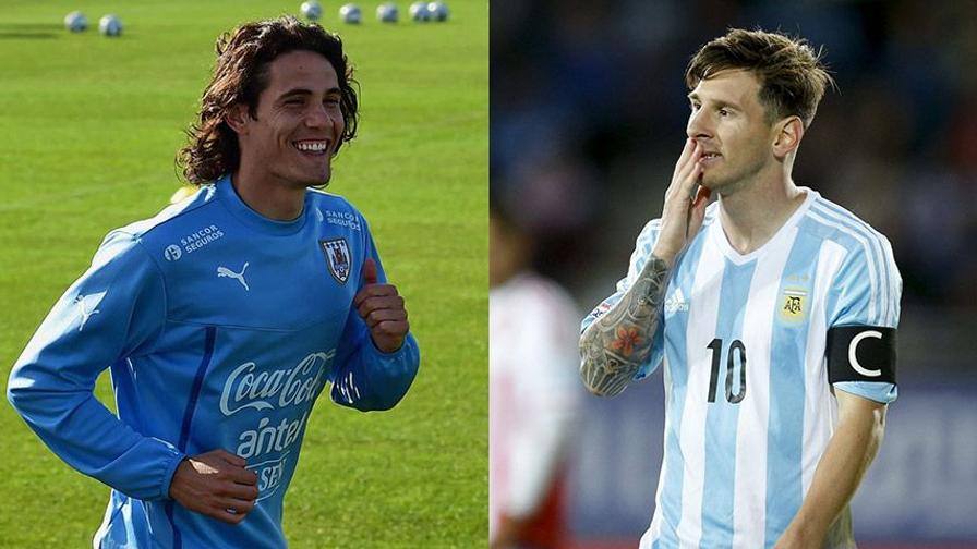 cavani-messi
