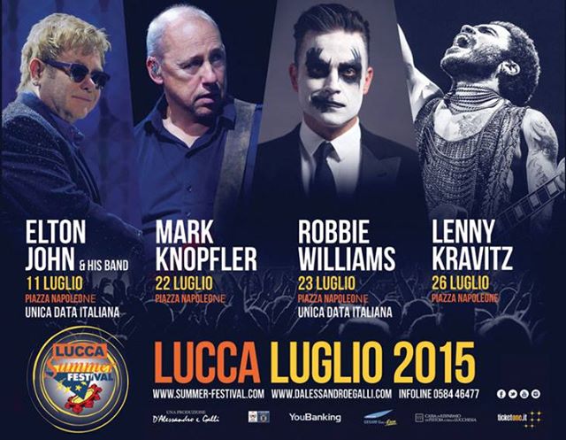 Lucca summer festival 2015 Lucca summer festival 2015