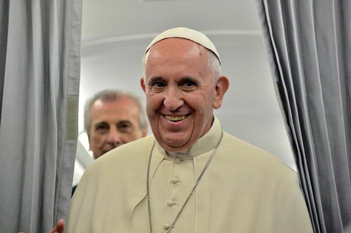 POPE FRANCIS BACK FROM SARAJEVO