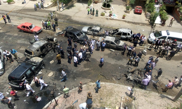 Car bombing in Cairo, Egypt - 29 Jun 2015