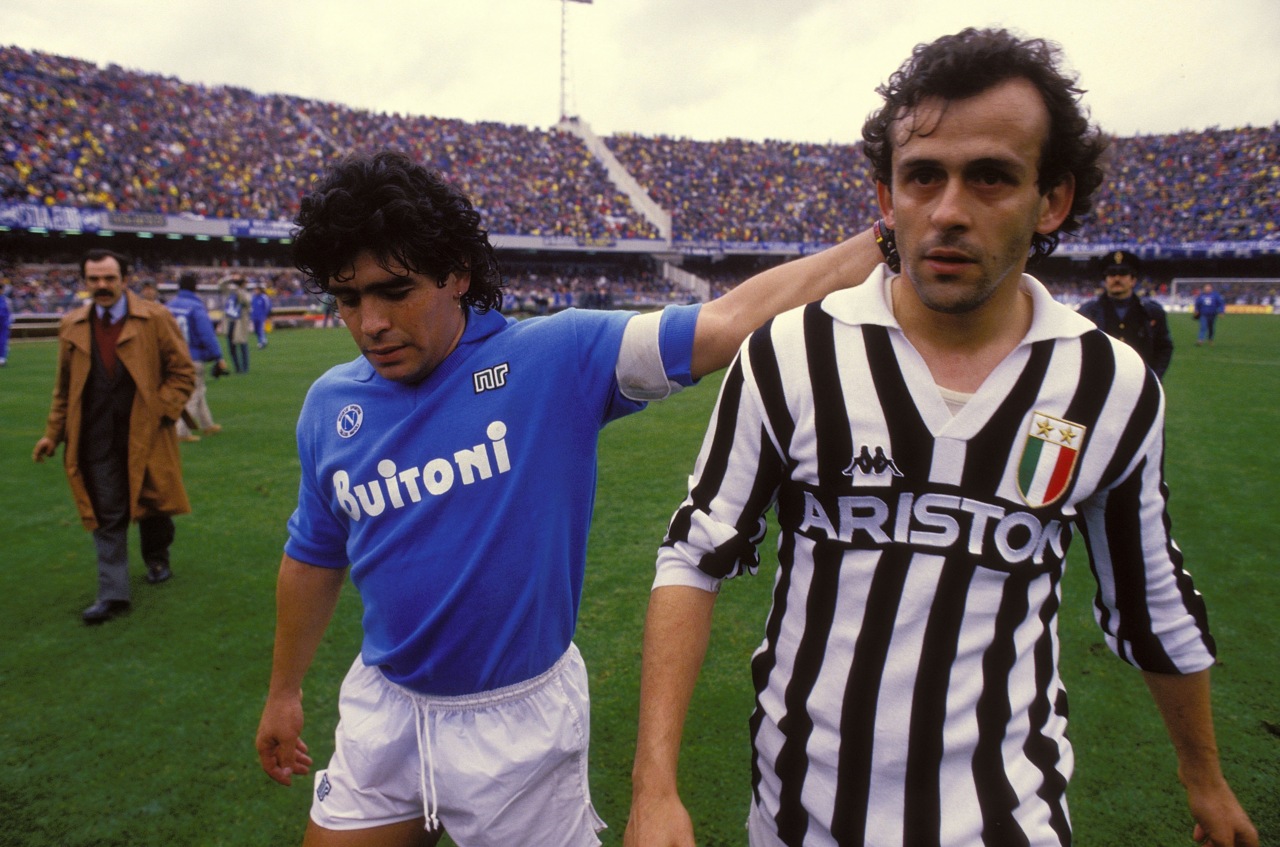 maradona e platini