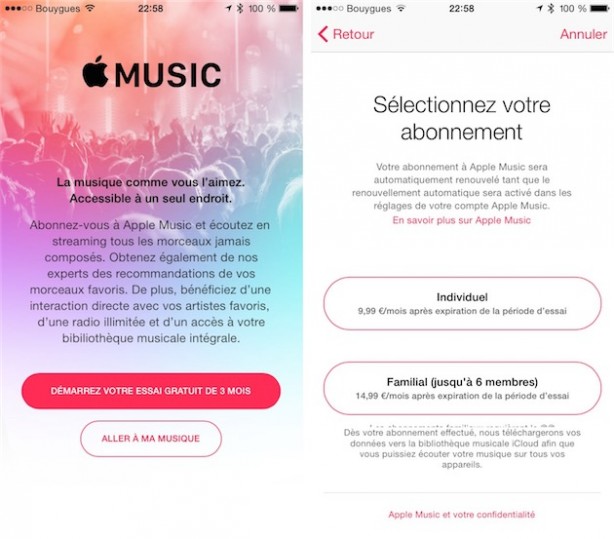 Apple Music account famiglia Apple Music account famiglia