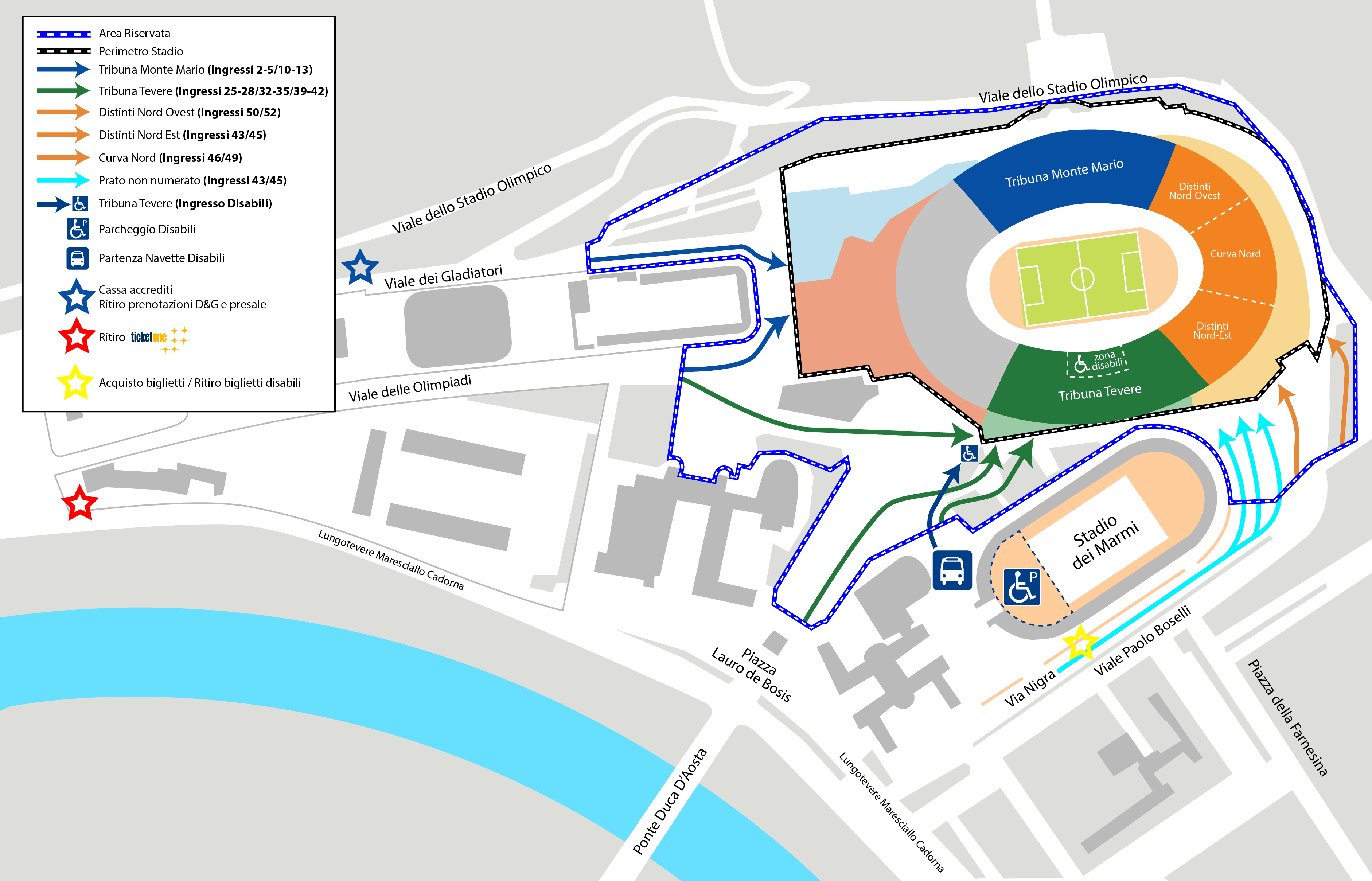 Come arrivare stadio Olimpico Roma Jovanotti Come arrivare stadio Olimpico Roma Jovanotti
