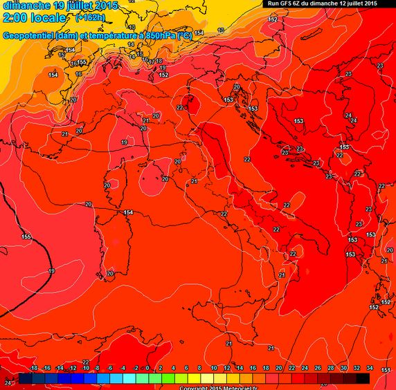 caldo sull italia