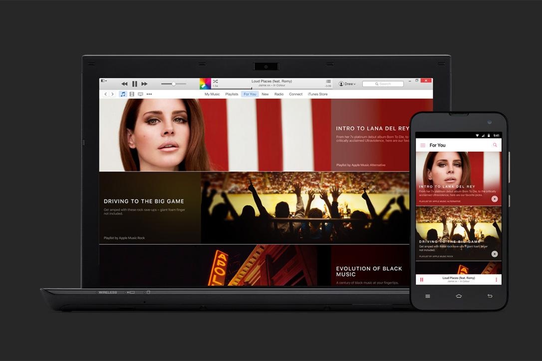 con Android Apple Music con Android Apple Music