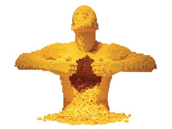 I mattoncini Lego: le opere d'arte di Nathan Sawaya I mattoncini Lego: le opere d'arte di Nathan Sawaya