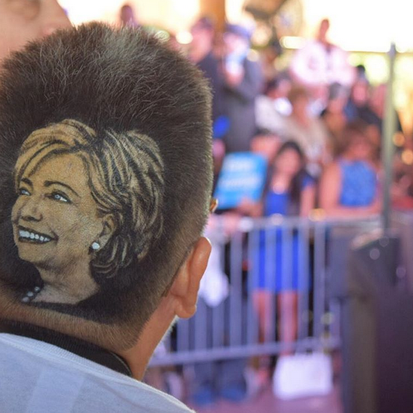 70-year-old-woman-shaved-a-portrait-of-hillary-clinton-into-her-hair