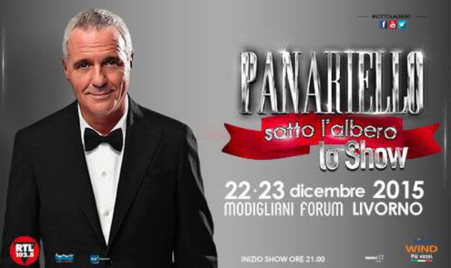 Panariello sotto l'albero, a Natale su Rai 1 Panariello sotto l'albero, a Natale su Rai 1