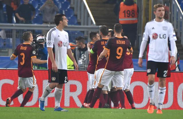 calcio: UEFA Champions League; Roma-Bayer Leverkusen
