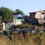 Operazioni per chiusura campo nomade La Martora di Roma