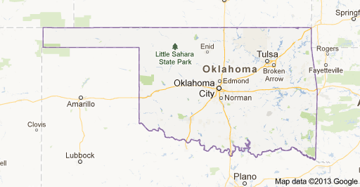 Dove si trova l'Oklahoma