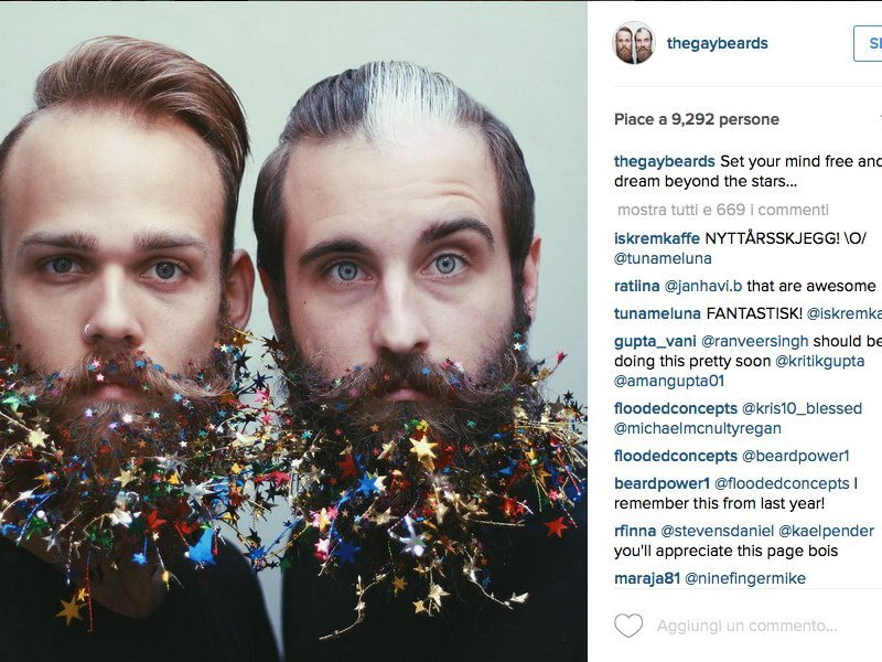 Palline, glitter e stelle: sui social arriva la Barba Natale