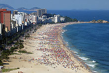 La spiaggia di Ipanema, Rio de Janeiro