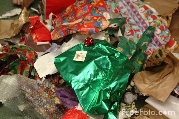 Italia: arte del riciclo post-Natale