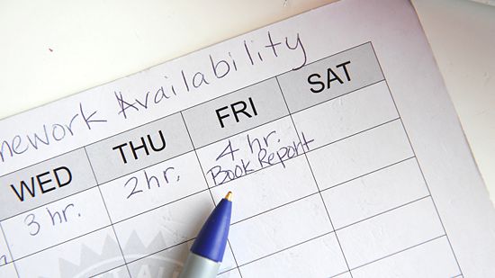 Come organizzare i compiti delle vacanze