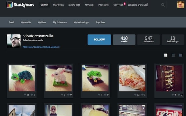 Come cercare persone su Instagram da PC