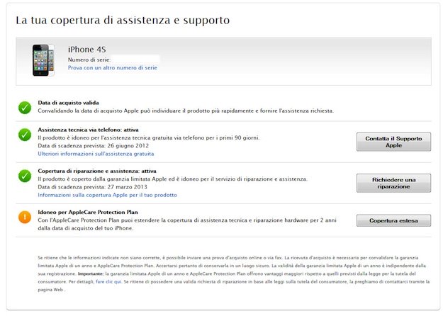 Come estendere garanzia iPhone