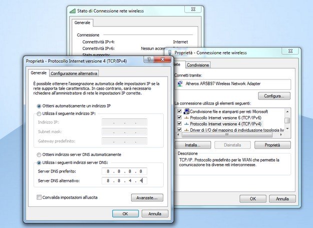 Come cambiare DNS su PC