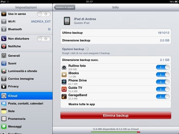 Come liberare spazio sulla memoria iPhone
