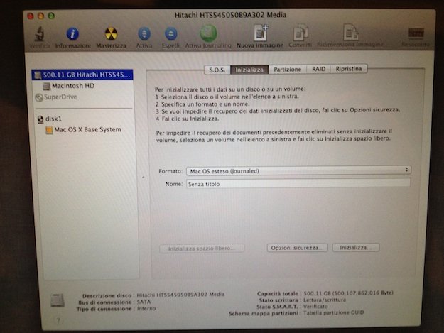 Come formattare un mac