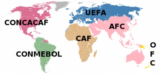 Le squadre partecipanti Confederations Cup