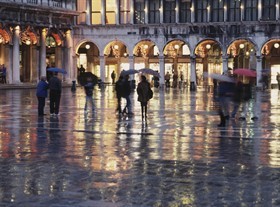 Maltempo a Venezia.