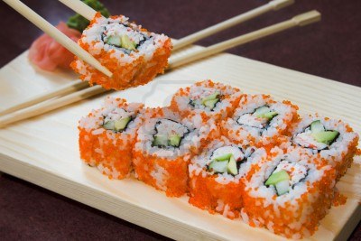 Ricette: rotoli di sushi California