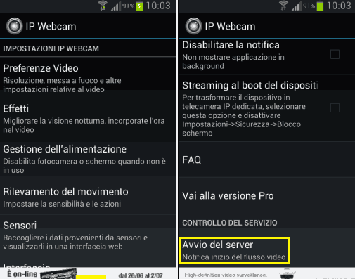 Come usare fotocamera cellulare come webcam PC
