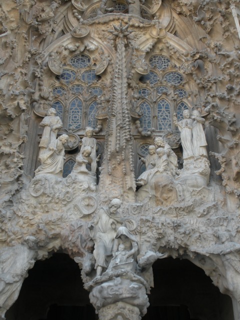 La Sagrada Familia a Barcellona: un cantiere aperto.