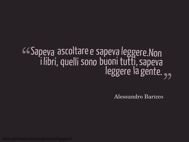 Le frasi più belle di Alessandro Baricco